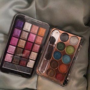 Profusion & Princessa colorful eyeshadow palettes